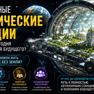 Создание автономных космических станций сейчас или в обозримом будущем